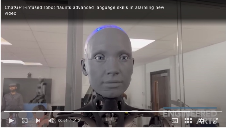 face of robot